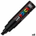 Miniatyrbillede 1 af 2: Markør POSCA PC-8K Sort (6 enheder)