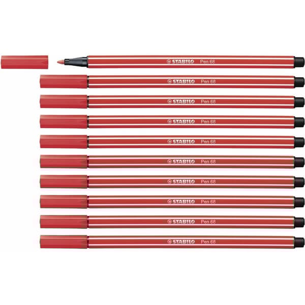 Markør Stabilo Pen 68 (10 Dele)