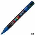 Miniatyrbillede 1 af 2: Markør POSCA PC-3M Blå (6 enheder)