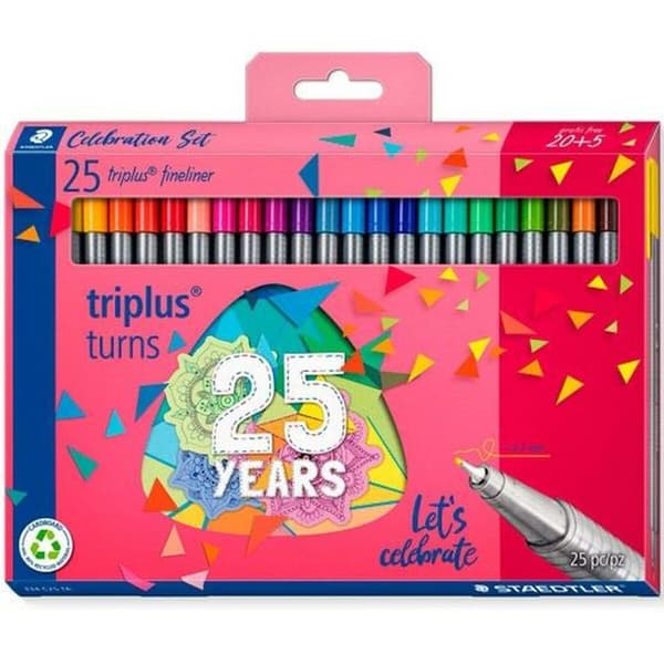Sæt med Fiberpenne Staedtler Triplus Fineliner 334 (10 enheder)