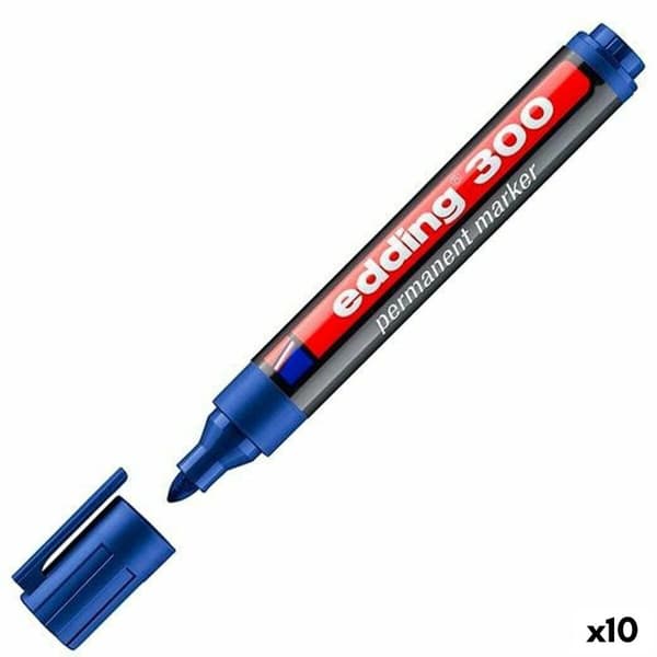 Sprittusch Edding 300 Blå (10 enheder)