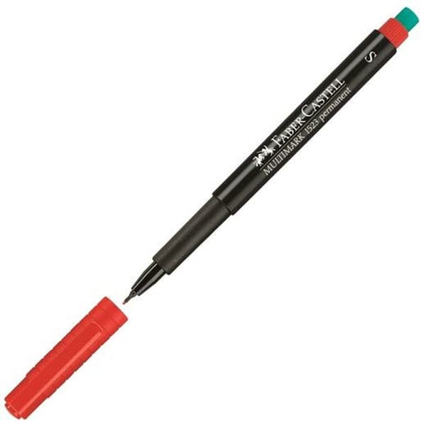 Sprittusch Faber-Castell Multimark 1523 M Rød (10 enheder)
