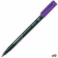 Miniatyrbillede 1 af 2: Sprittusch Staedtler Lumocolor 317-6 M Violet (10 enheder)