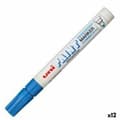 Miniatyrbillede 1 af 2: Sprittusch Uni-Ball PX-20 Blå (12 enheder)