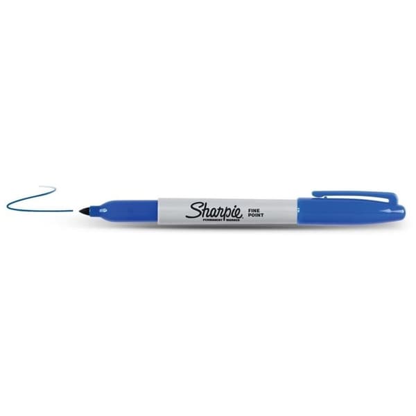 Sprittusch Sharpie Fine Point Blå (12 enheder)
