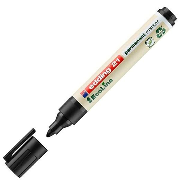 Sprittusch Edding 21 Ecoline Sort (10 enheder)