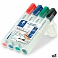 Pikkukuva 1 / 2: Tussisetti Staedtler Lumocolor Valkotaulu 4 Kappaletta Monivärinen (5 osaa)