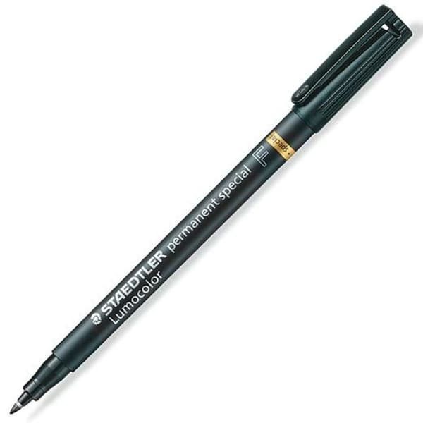 Permanenttimarkkeri Staedtler Lumocolor Special F Musta (10 osaa)