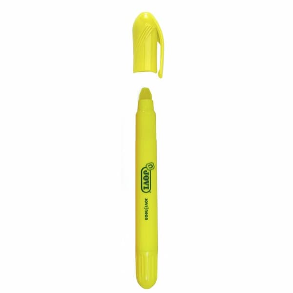 Fluorescerende markør Jovi Jovi!neon Gul 12 Dele