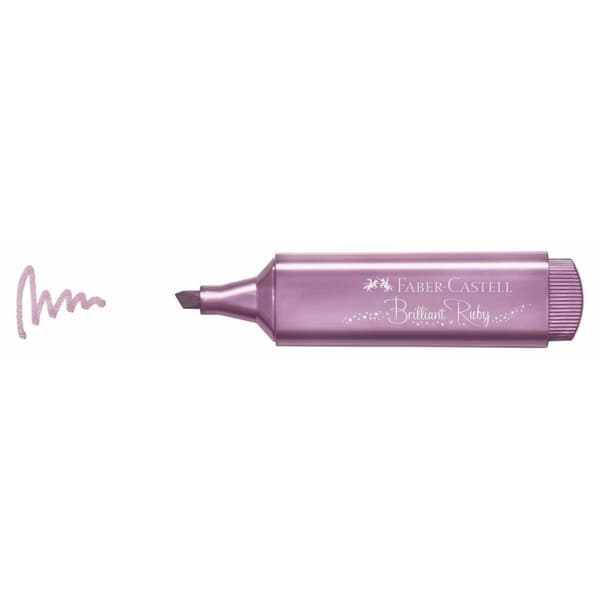 Fluorescerende markør Faber-Castell Textliner 46 metal (10 enheder)