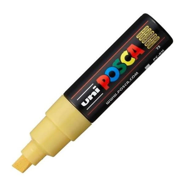 Markør POSCA PC-8K Gul (6 enheder)