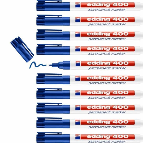Sprittusch Edding 400 Blå (10 enheder)