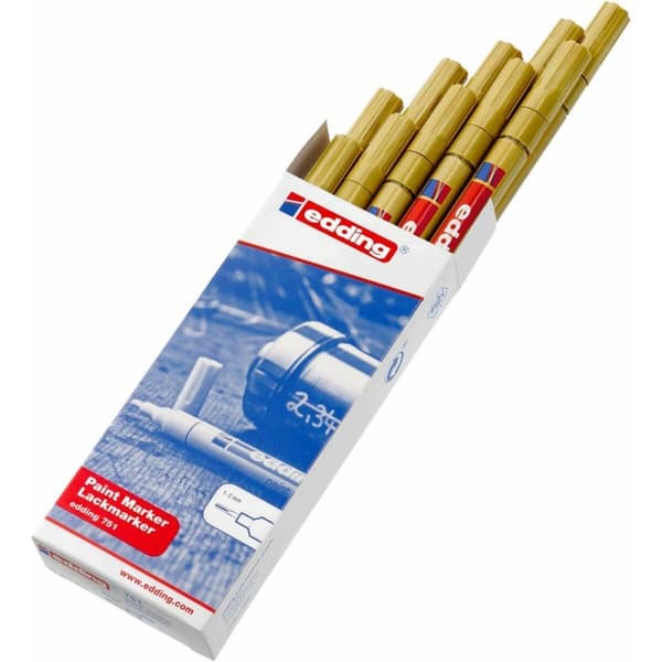 Sprittusch Edding 751 Gylden (10 enheder)