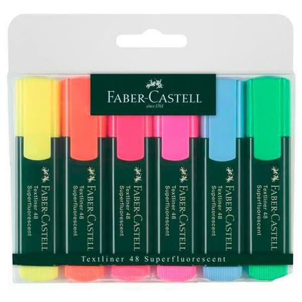 Sæt markører Faber-Castell Multifarvet (5 enheder)
