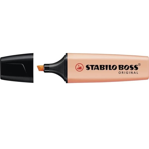 Fluorescerende markør Stabilo Boss Fersken 10 Dele