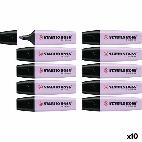 Fluorescerende markør Stabilo Boss Syren 10 Dele