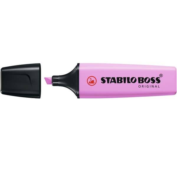 Fluorescerende markør Stabilo Boss Fuchsia 10 Dele