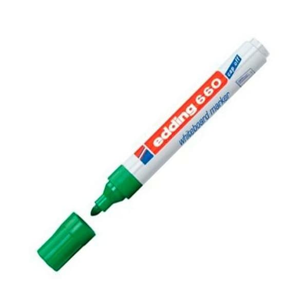 Markør Edding 661 Whiteboard Grøn (10 Dele) (10 enheder)