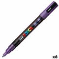 Miniatyrbillede 1 af 2: Markør POSCA PC-3ML Violet (6 enheder)