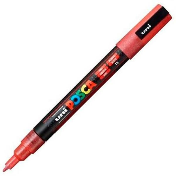 Markør POSCA PC-3ML Rød (6 enheder)