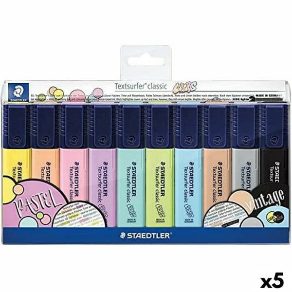 Markeringstuscher Staedtler Textsurfer Classic Pastel & Vintage Vintage Kage (5 enheder)