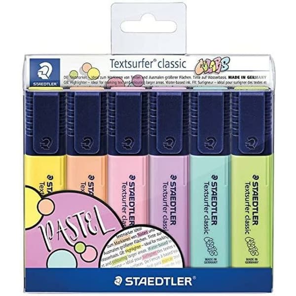 Markeringstuscher Staedtler Textsurfer Classic Pastel Kage (5 enheder)
