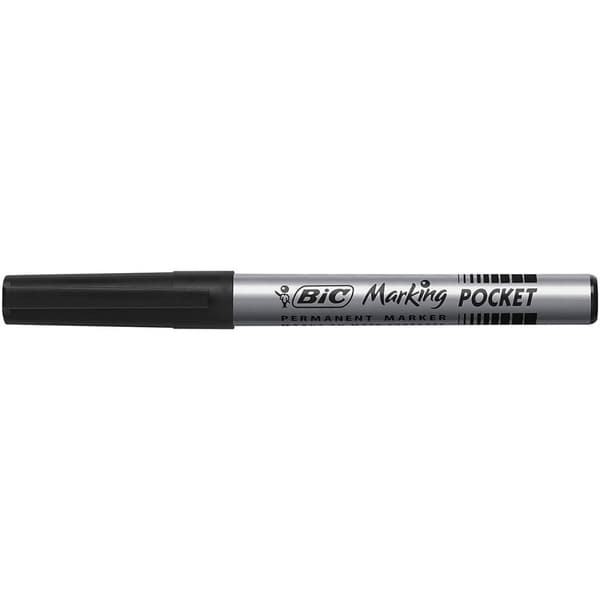 Sprittusch Bic Marking Pocket 1445 Sort (12 enheder)