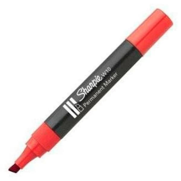 Sprittusch Sharpie W10 Rød 12 Dele