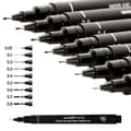 Miniatyrbillede 2 af 2: Sprittusch Uni-Ball PIN03-200(S) Sort 12 Dele