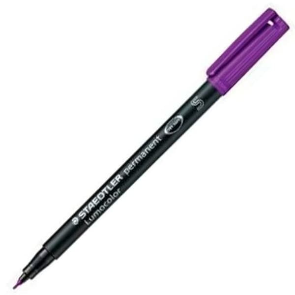 Sprittusch Staedtler Lumocolor 313-6 S Violet (10 enheder)