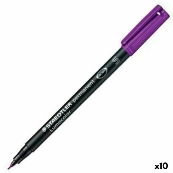 Sprittusch Staedtler Lumocolor 313-6 S Violet (10 enheder)