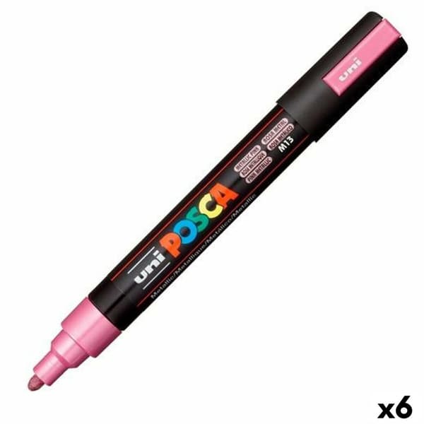 Markør POSCA PC-5M Pink (6 enheder)