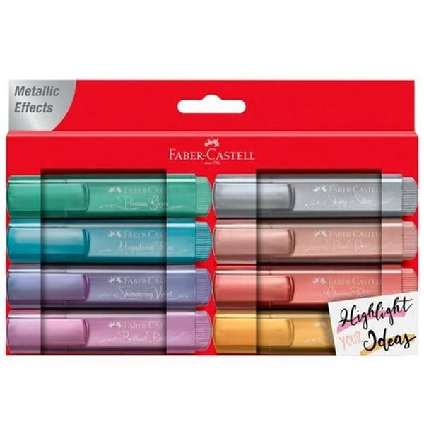 Sæt markører Faber-Castell Textliner 46 8 Dele (5 enheder)