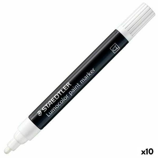 Sprittusch Staedtler Lumocolor Hvid (10 enheder)