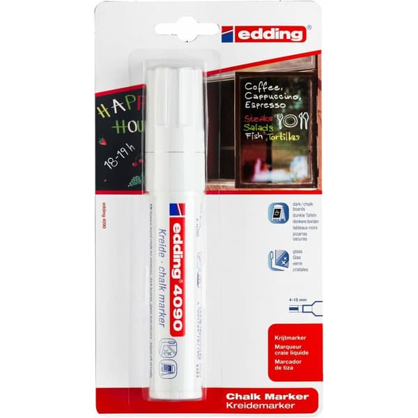 BRUGT Whiteboard-pen 4090 Hvid (Refurbished A+)