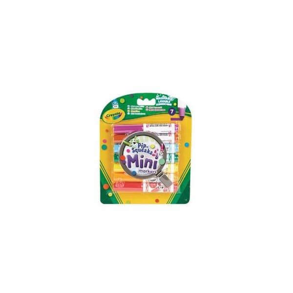 Sæt med Fiberpenne Crayola Mini Kan vaskes 7 Dele