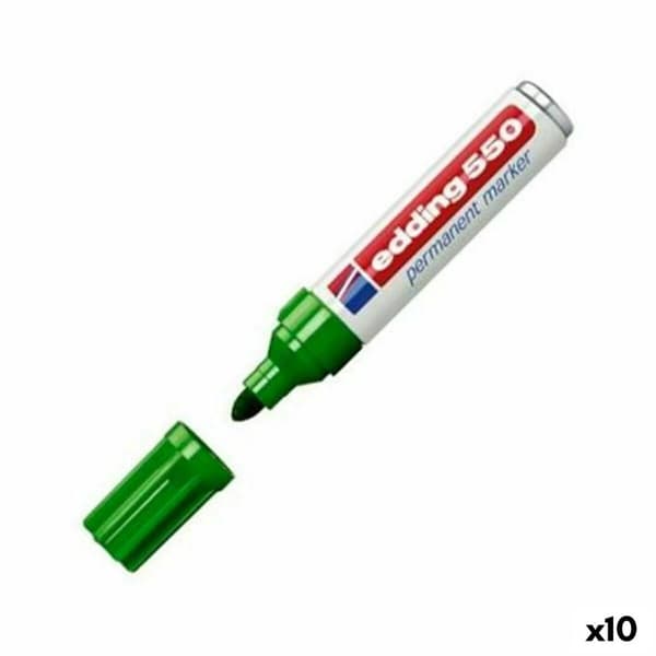 Sprittusch Edding 550 Grøn (10 enheder)