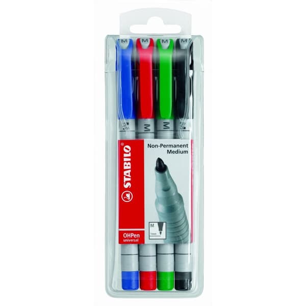 BRUGT Sprittusch Stabilo OHPen Multifarvet (Refurbished A+)
