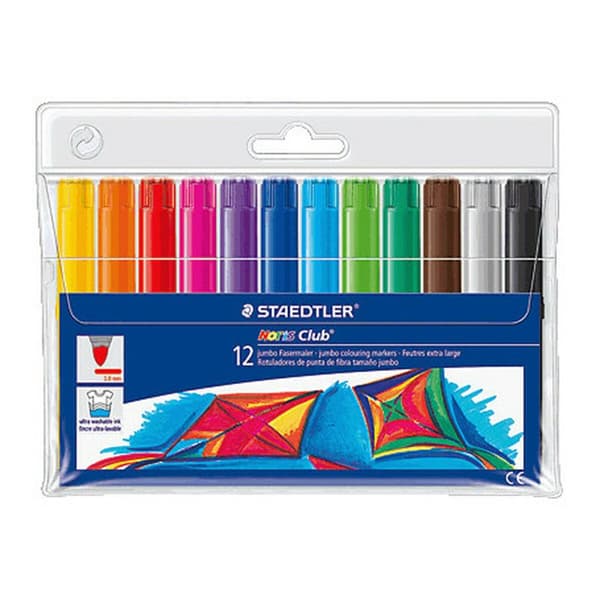 Sæt med Fiberpenne Staedtler Noris Club Multifarvet (10 enheder)