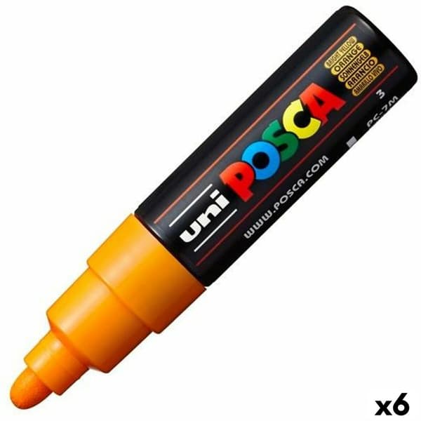 Markør POSCA Orange (6 enheder)