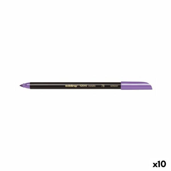 Markør Edding 1200 Metallic Violet (10 enheder)
