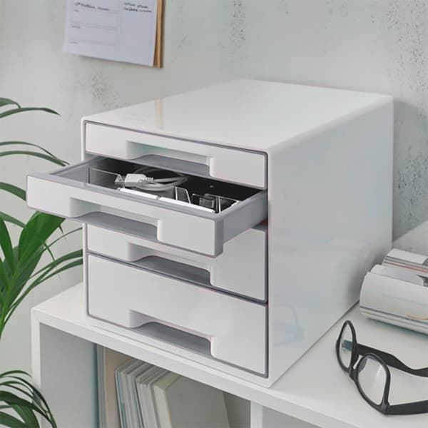 Leitz Laatikot Wow Desk Cube 4 2 Suuri Ja 2 Pieni Jokainen Laatikot