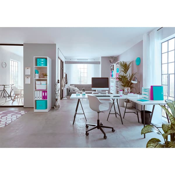 Leitz Skuffer Wow Desk Cube 5 1 Stor Og 4 Lille Hver Skuffer