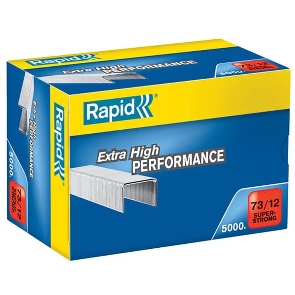 Rapid Galvaniserade Klammer 73/12 Mm X5000 Super Strong
