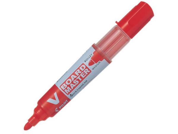 Whiteboardpenn Pilot V-Board M Rund Rød (10 stk) (1 stk.)