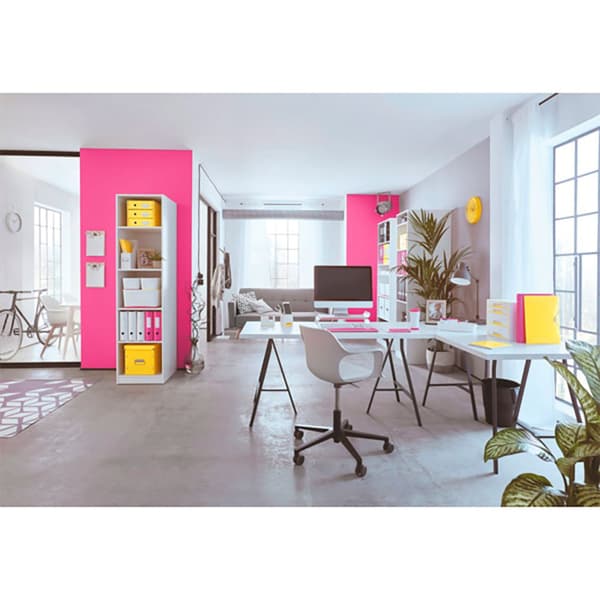 Leitz Skuffer Wow Desk Cube 4 2 Stor Og 2 Lille Hver Skuffer