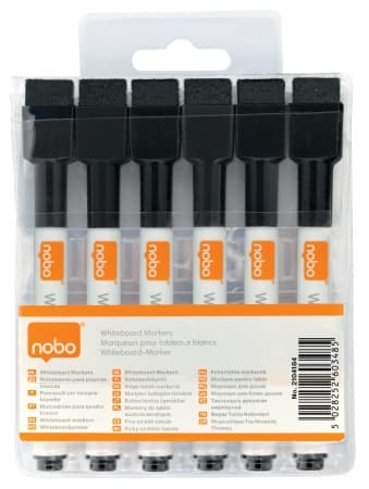 WB penn Nobo Sort (6 stk.)