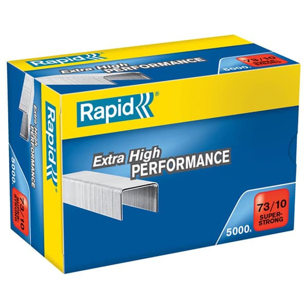 Rapid Galvaniserade Klammer 73/10 Mm X5000 Super Strong Silver