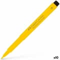 Miniatyrbild 1 av 2: Tuschpennor Faber-Castell Pitt Artist Cadmium Gul (10 antal)