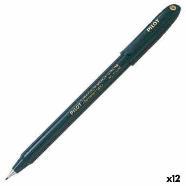 Tuschpennor Pilot SCA-UF Svart (12 antal)